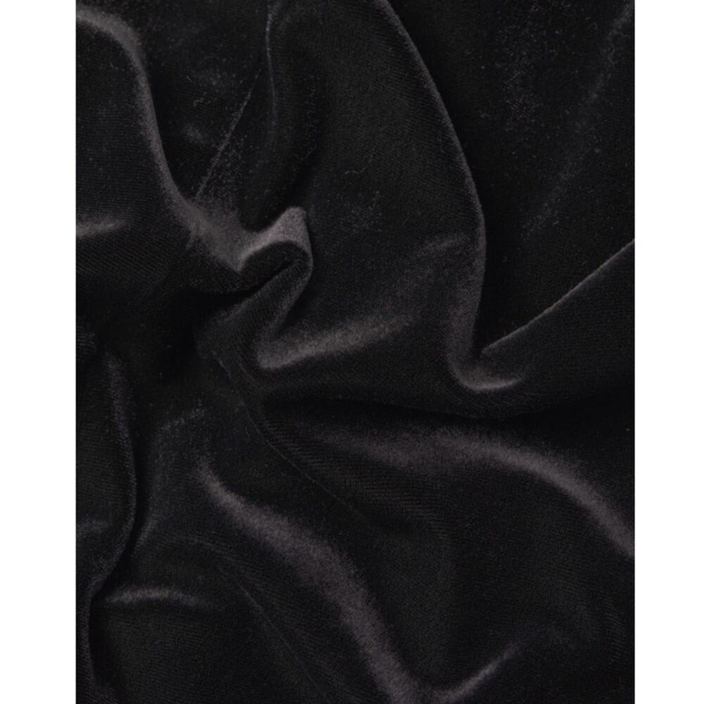 Norma Kamali Crushed Velvet Split Hem Sleeveless Cat Suit Jumpsuit - Picture 4 of 5